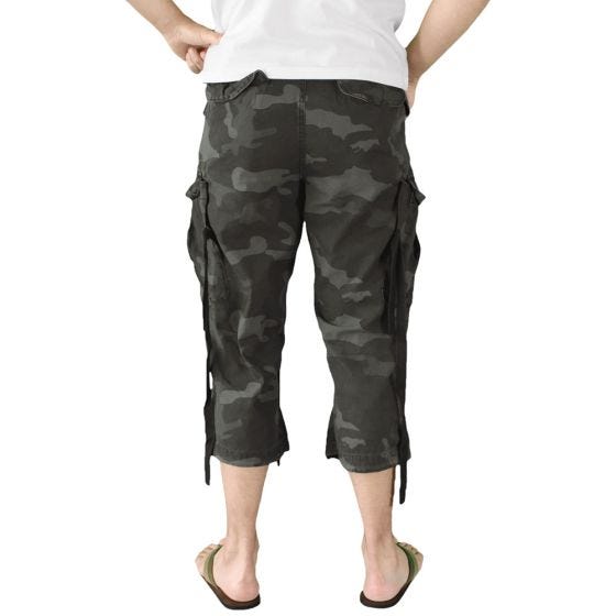 Calções 3/4 Surplus Engineer Vintage - Black Camo