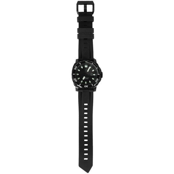 Relógio de Mergulho First Tactical Fathom Aço Inoxidável - Preto