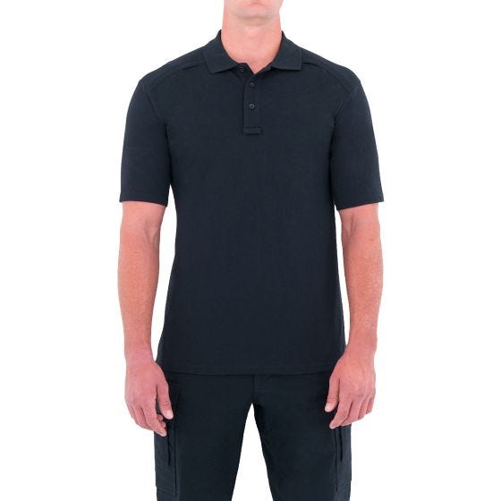 Pólo de Manga Curta com Bolso First Tactical Algodão Homem Midnight Navy