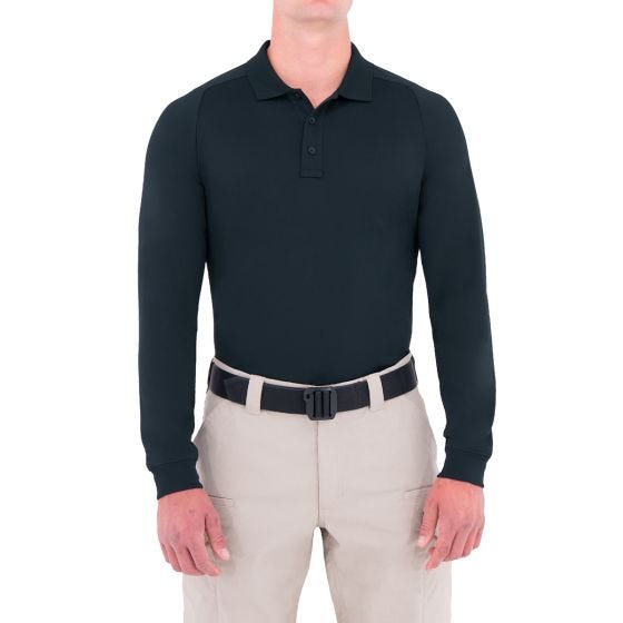 Pólo de Manga Comprida First Tactical Performance Homem Midnight Navy
