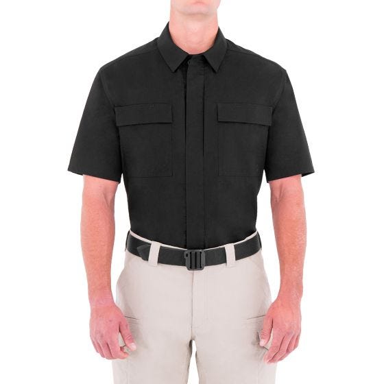 Camisa de Manga Curta First Tactical Specialist BDU Homem Preto