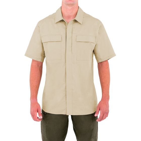 Camisa de Manga Curta First Tactical Specialist BDU Homem Caqui