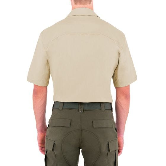 Camisa de Manga Curta First Tactical Tactix BDU Homem Caqui
