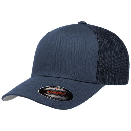 Boné com Rede Flexfit Trucker - Navy