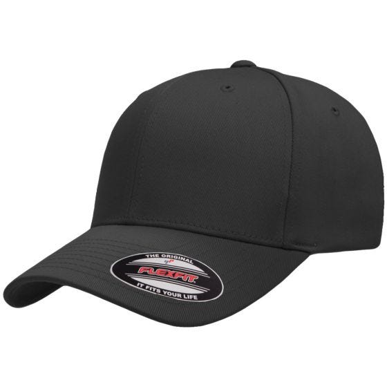 Boné Flexfit Wooly Combed - Preto/Preto