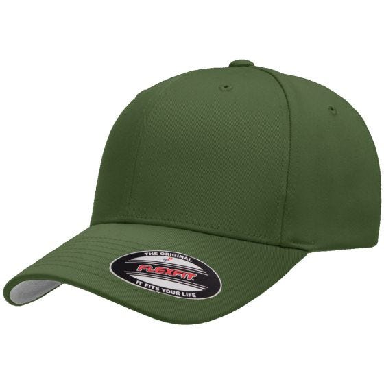 Boné Flexfit Wooly Combed - Verde-Azeitona