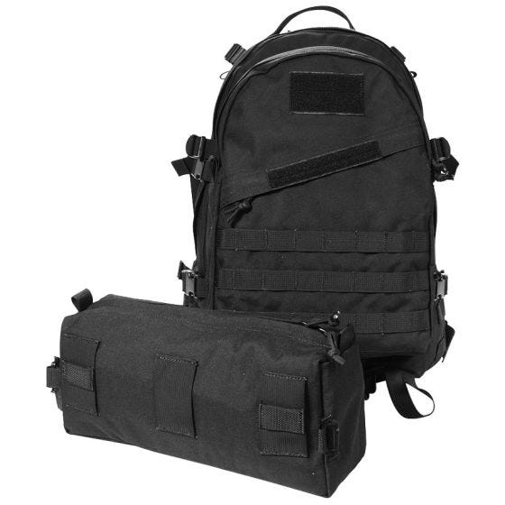 Bolsa Adicional para Mochila Flyye AIII MOLLE - Preto
