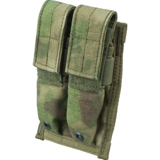 Bolsa para Carregadores Dupla Flyye MOLLE 9 mm - A-TACS FG