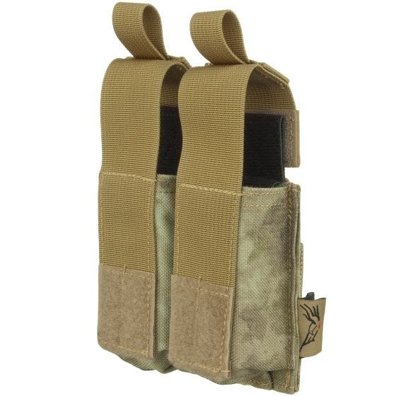 Bolsa Dupla de Carregadores de Pistola Flyye Ver. HP 9 mm MOLLE - A-TACS AU
