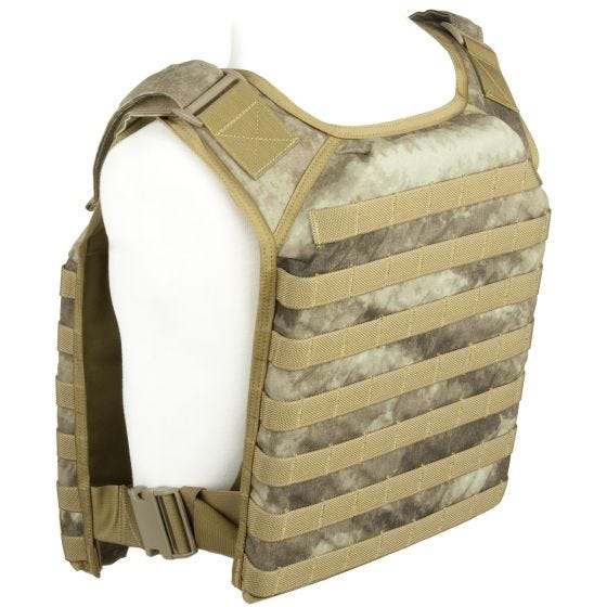 Porta-placas Flyye Fast Attack GEN 1 MOLLE - A-TACS AU