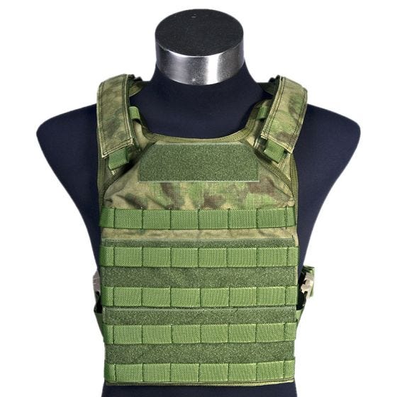 Porta-placas Flyye Fast Attack GEN 1 MOLLE - A-TACS FG