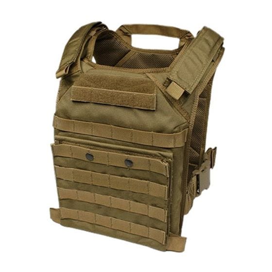 Colete Flyye FAPC GEN 2 com Porta-placas Móvel Adicional - Coyote Brown