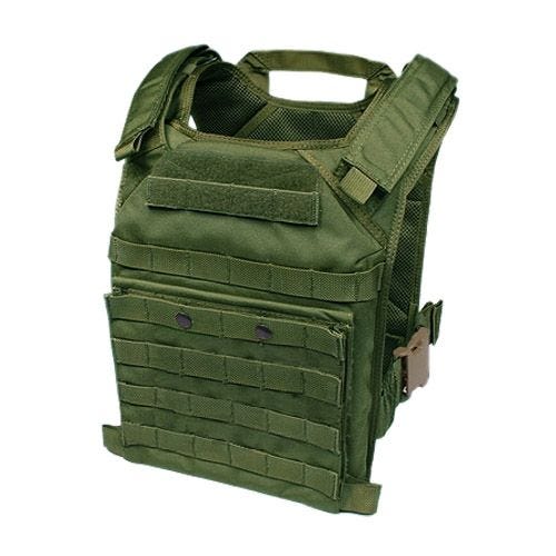 Colete Flyye FAPC GEN 2 com Porta-placas Móvel Adicional - Olive Drab