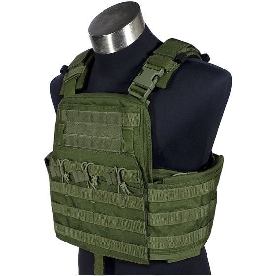 Porta-placas Flyye Field Compact - Olive Drab