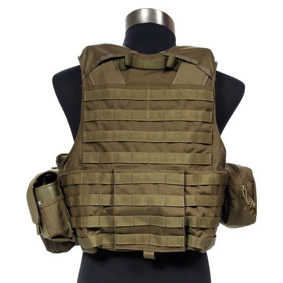 Colete com Conjunto de Bolsos Flyye Force Recon ver. Land - Coyote Brown