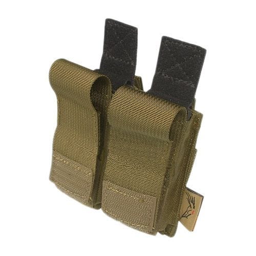 Bolsa Dupla de Carregadores de Pistola Flyye .45 - Coyote Brown