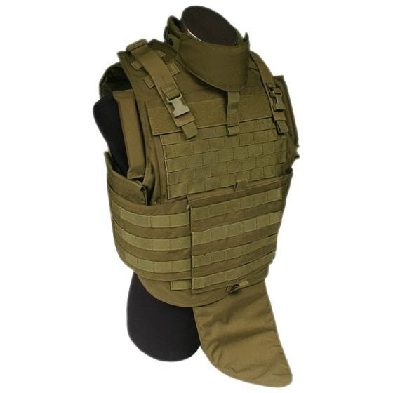 Colete MOLLE Flyye MTV - Coyote Brown