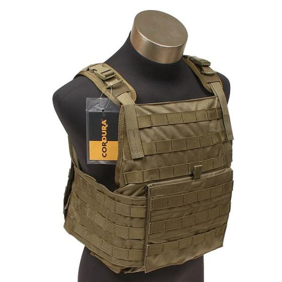 Porta-placas Flyye PC Estilo MOLLE - Coyote Brown