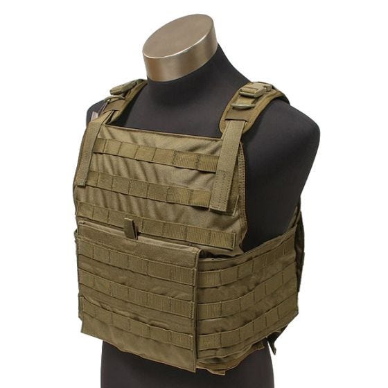 Porta-placas Flyye PC Estilo MOLLE - Coyote Brown