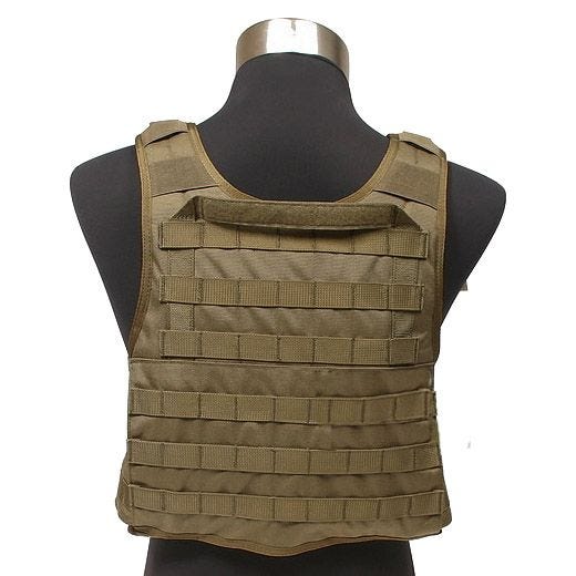 Porta-placas Flyye PC Estilo MOLLE - Coyote Brown