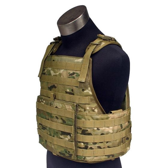 Porta-placas Flyye PC Estilo MOLLE - MultiCam