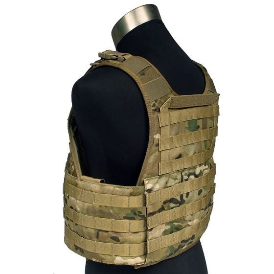 Porta-placas Flyye PC Estilo MOLLE - MultiCam