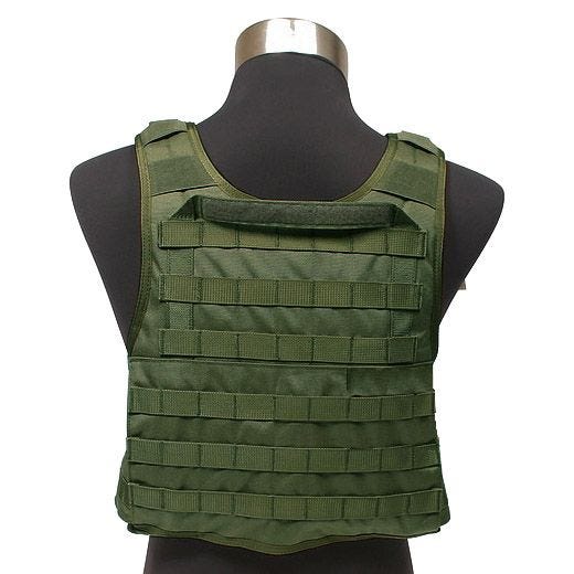 Porta-placas Flyye PC Estilo MOLLE - Olive Drab