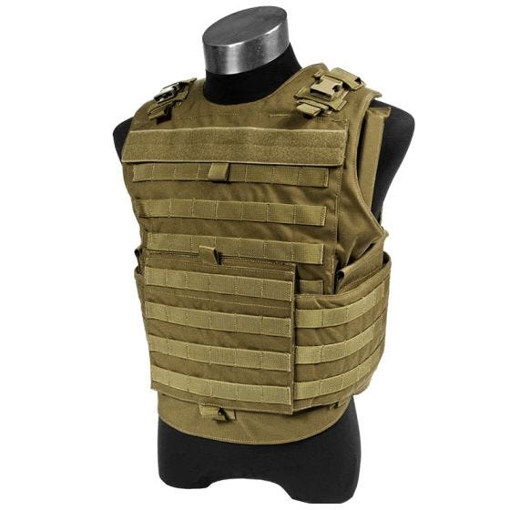 Colete Tático Flyye Spartan - Coyote Brown
