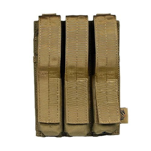 Bolsa para Carregadores Tripla Flyye MP5 MOLLE - Coyote Brown