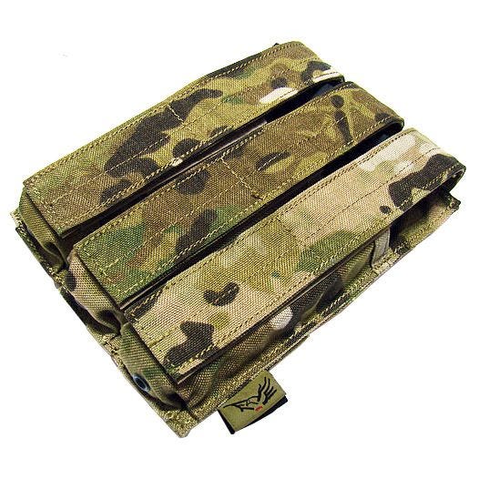 Bolsa para Carregadores Tripla Flyye MP5 MOLLE - MultiCam