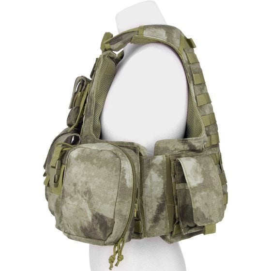 Colete com Conjunto de Bolsos Flyye Force Recon ver. Mar - A-TACS AU