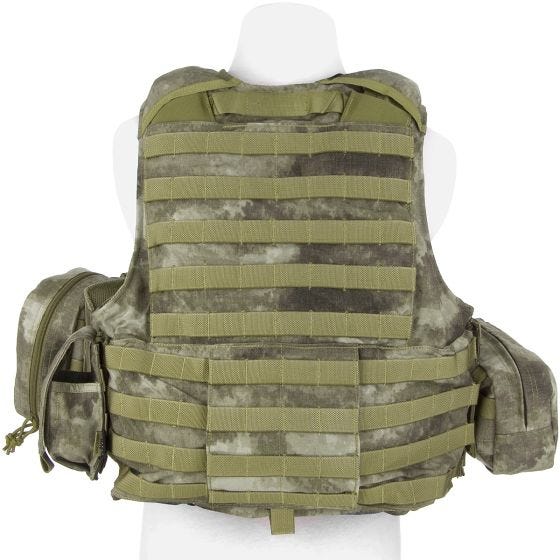 Colete com Conjunto de Bolsos Flyye Force Recon ver. Mar - A-TACS AU