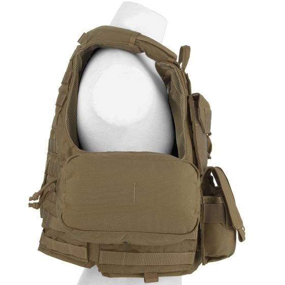 Colete com Conjunto de Bolsos Flyye Force Recon ver. Mar - Coyote Brown