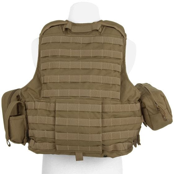 Colete com Conjunto de Bolsos Flyye Force Recon ver. Mar - Coyote Brown