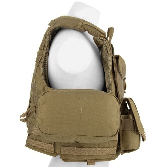 Colete com Conjunto de Bolsos Flyye Force Recon ver. Mar - Caqui