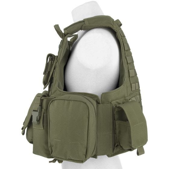 Colete com Conjunto de Bolsos Flyye Force Recon ver. Mar - Ranger Green