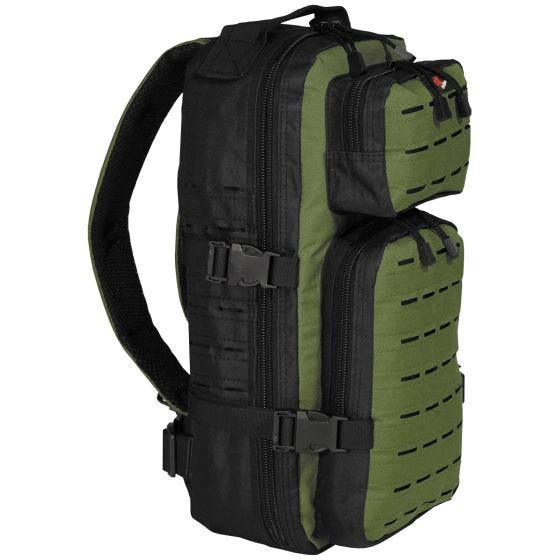 Mochila Fox Outdoor Assault-Travel - Preto/Verde OD