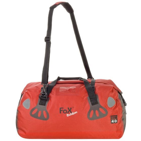 Saco Duffle Fox Outdoor DRY PAK 40 À Prova de Água - Vermelho