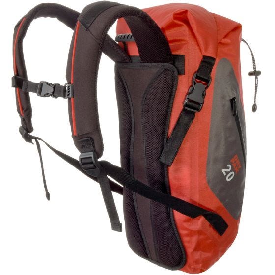 Saco Duffle Fox Outdoor DRY PAK 20 À Prova de Água Vermelho