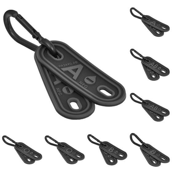 Kit de Marcador Hazard 4 Blood Type Conjunto de 2 Preto/Cinza