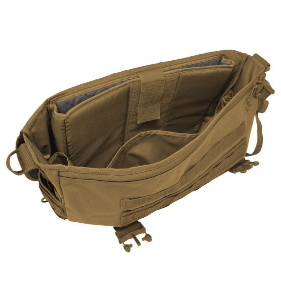 Mala Grande de Mensageiro para Portátil Hazard 4 Defense Courier - Coyote