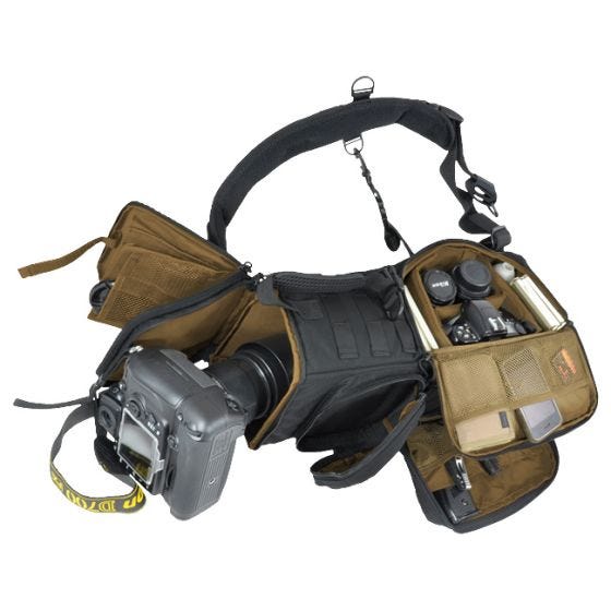 Mochila de Alça Única Hazard 4 Evac Photo Recon - Preto