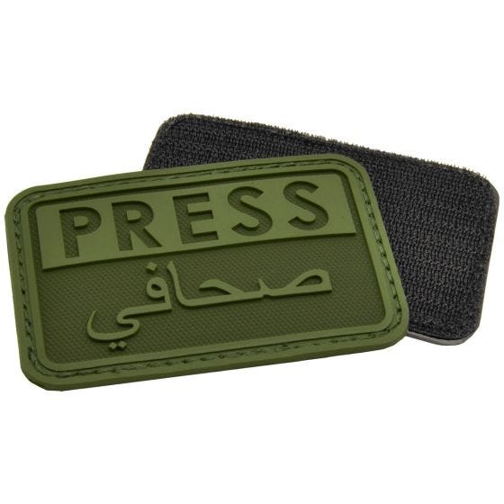 Emblema Morale Hazard 4 3D Press / Arabic Reporters - Verde OD