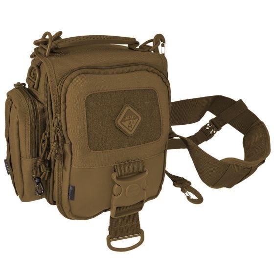 Mala Tiracolo Hazard 4 Tonto Mala de Mensageiro Mini com Bolsos Ocultos - Coyote
