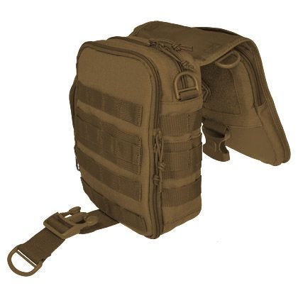 Mala Tiracolo Hazard 4 Tonto Mala de Mensageiro Mini com Bolsos Ocultos - Coyote