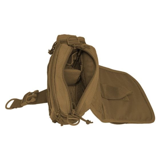 Mala Tiracolo Hazard 4 Tonto Mala de Mensageiro Mini com Bolsos Ocultos - Coyote
