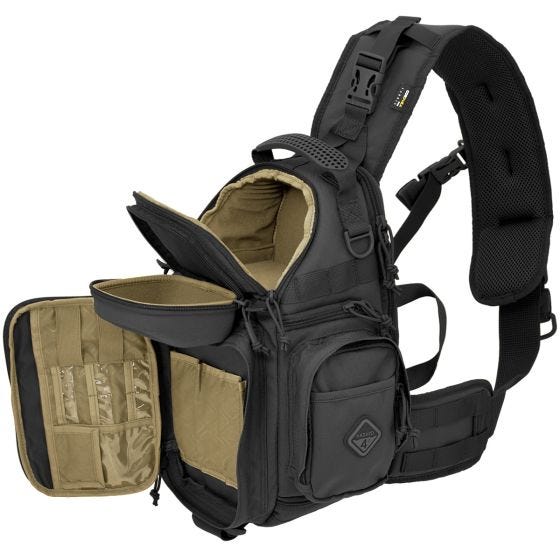 Mochila de Fotografia de Alça Única Pequena Hazard 4 Freelance - Preto
