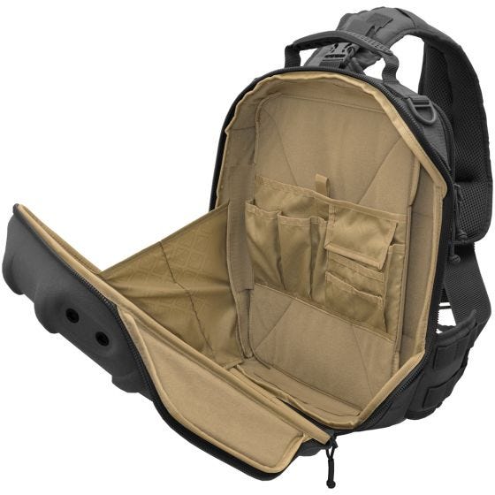 Mochila de Alça Única Hazard 4 Hibachi Hard MOLLE - Preto