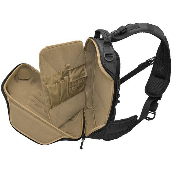 Mochila de Alça Única Hazard 4 Hibachi Hard MOLLE - Preto