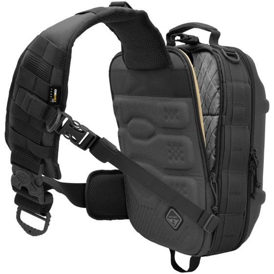 Mochila de Alça Única Hazard 4 Hibachi Hard MOLLE - Preto